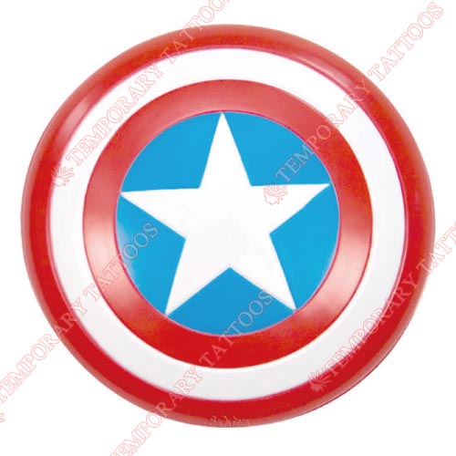 Captain America Customize Temporary Tattoos Stickers NO.60